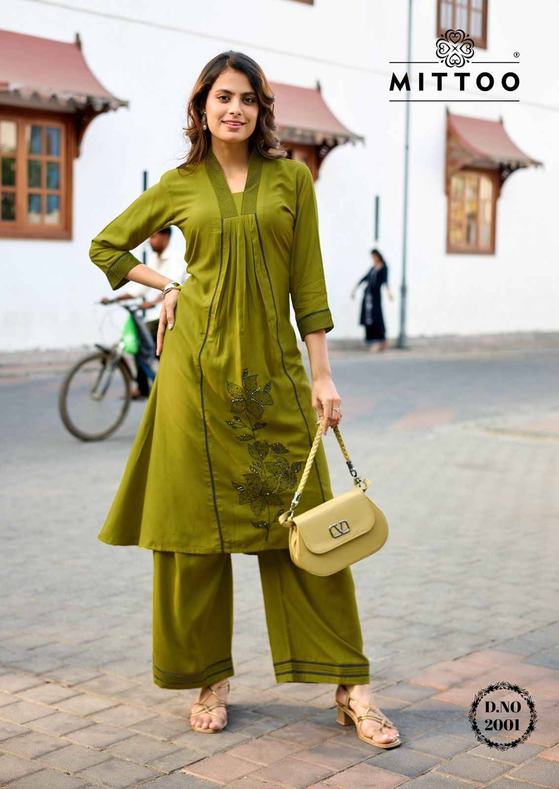 Ibadat By Mittoo 2001 to 2006 Series Designer Stylish Fancy Colorful Beautiful Party Wear & Ethnic Wear Collection Rayon Print Kurtis With Bottom At Wholesale Price